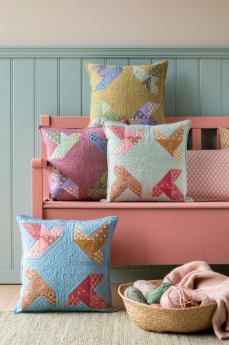 Tilda Patchwork Stoff Baumwolle - Sanctuary - Daisydream Pistachio
